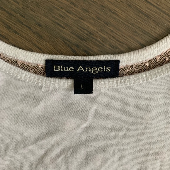 Rose sparkle mesh top - Picture 3 of 3